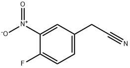 (4-FLUORO-3-NITROPHENYL)ACETONITRILE Struktur