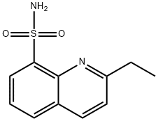 8-Quinolinesulfonamide,  2-ethyl- Struktur