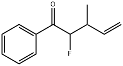 4-Penten-1-one, 2-fluoro-3-methyl-1-phenyl- (9CI) Struktur