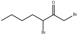 1,3-Dibromo-2-heptanone Struktur