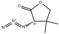 (S)-3-AZIDO-4,4-DIMETHYLDIHYDROFURAN-2(3H)-ONE Struktur