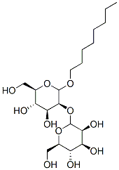 octyl 2-O-mannopyranosylmannopyranoside Struktur