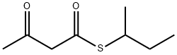 3-Oxobutanethioic acid S-sec-butyl ester Struktur