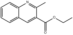 2-METHYL-QUINOLINE-3-CARBOXYLIC ACID ETHYL ESTER Struktur