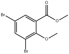 METHYL 3,5-DIBROMO-2-METHOXYBENZOATE Struktur