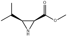 2-Aziridinecarboxylicacid,3-(1-methylethyl)-,methylester,(2S,3S)-(9CI) Struktur