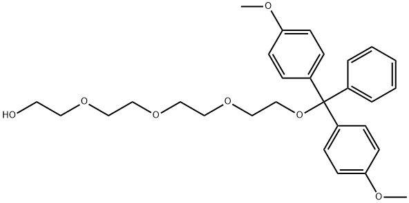 O1-(DIMETHOXYTRITYL)TETRAETHYLENE GLYCOL Struktur