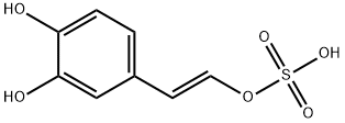 2-(3',4'-dihydroxyphenyl)ethylene sulfate Struktur