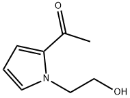 Ethanone, 1-[1-(2-hydroxyethyl)-1H-pyrrol-2-yl]- (9CI) Struktur