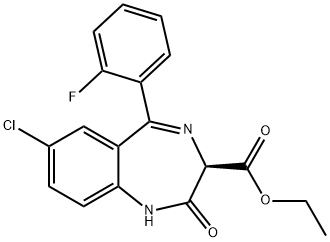 ethyl loflazepate Struktur