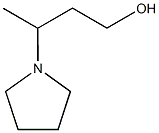 3-(1-PYRROLIDINYL)-1-BUTANOL Struktur