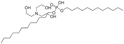 Triethanolamine dilauryl phosphate Struktur