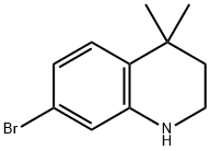 7-broMo-4,4-diMethyl-1,2,3,4,-tetrahydroquinoline Struktur