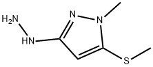 3H-Pyrazol-3-one,  1,2-dihydro-1-methyl-5-(methylthio)-,  hydrazone  (9CI) Struktur