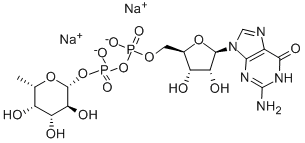 GDP-BETA-L-FUCOSE, DISODIUM SALT Structure