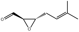 Oxiranecarboxaldehyde, 3-(3-methyl-2-butenyl)-, (2R-trans)- (9CI) Struktur