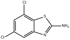 2-Benzothiazolamine,5,7-dichloro-(9CI) Struktur