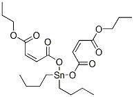 (Z,Z)-dibutylbis[(3-propoxycarbonylacryloyl)oxy]stannane Struktur