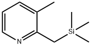 Pyridine, 3-methyl-2-[(trimethylsilyl)methyl]- (9CI) Struktur