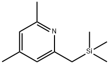 Pyridine, 2,4-dimethyl-6-[(trimethylsilyl)methyl]- (9CI) Struktur