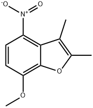 7-METHOXY-2,3-DIMETHYL-4-NITRO-1-BENZOFURAN Struktur