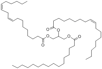 1-PALMITOYL-2-OLEOYL-3-LINOLEOYL-RAC-GLYCEROL Struktur