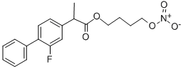 nitroflurbiprofen Struktur