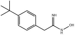 BENZENEETHANIMIDAMIDE,4-(1,1-DIMETHYLETHYL)-N-HYDROXY- Struktur