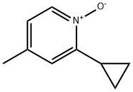 Pyridine, 2-cyclopropyl-4-methyl-, 1-oxide (9CI) Struktur