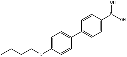 4-(4-BUTOXYPHENYL)PHENYLBORONIC ACID Struktur