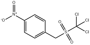 p-Nitrobenzyltrichloromethyl sulfone Struktur