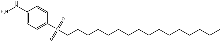 [4-(hexadecylsulphonyl)phenyl]hydrazine  Struktur