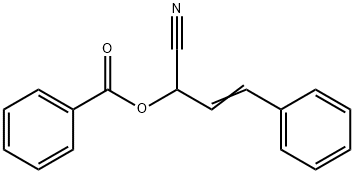 2-(Benzoyloxy)-4-phenyl-3-butenenitrile Struktur