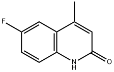 6-FLUORO-4-METHYLQUINOLIN-2-OL Struktur