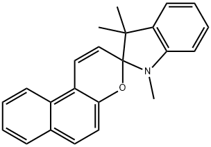 1,3,3-TRIMETHYLINDOLINO-BETA-NAPHTHOPYRYLOSPIRAN Struktur