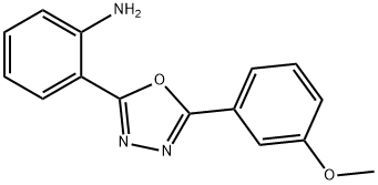 2-(2-AMINOPHENYL)-5-(3-METHOXYPHENYL)-1,3,4-OXADIAZOLE Struktur