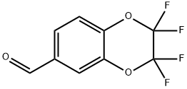 2,2,3,3-TETRAFLUORO-1,4-BENZODIOXENE-6-CARBALDEHYDE Structure