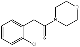 Ethanethione, 2-(2-chlorophenyl)-1-(4-Morpholinyl)- Struktur