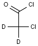 CHLOROACETYL-D2 CHLORIDE Struktur