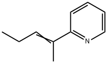 Pyridine, 2-(1-methyl-1-butenyl)- (9CI) Struktur