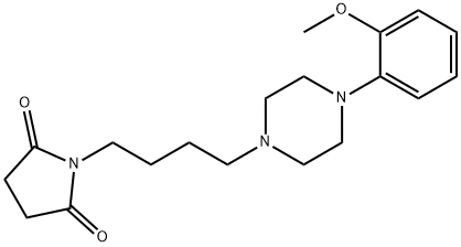 1-(2-METHOXYPHENYL)-4-(4-SUCCINIMIDOBUTYL)PIPERAZINE DIHYDROCHLORIDE Struktur