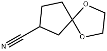 1,4-Dioxaspiro[4.4]nonane-7-carbonitrile Struktur