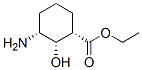 Cyclohexanecarboxylic acid, 3-amino-2-hydroxy-, ethyl ester, (1alpha,2alpha,3alpha)- (9CI) Struktur