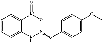 p-Anisaldehyde o-nitrophenyl hydrazone Struktur