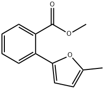 2-(5-METHYL-FURAN-2-YL)-BENZOIC ACID METHYL ESTER Struktur