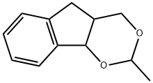 Indeno[1,2-d]-1,3-dioxin, 4,4a,5,9b-tetrahydro-2-methyl- (9CI) Struktur