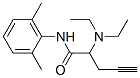 2-(Diethylamino)-N-(2,6-dimethylphenyl)-4-pentynamide Struktur