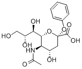 2-O-PHENYL-ALPHA-D-N-ACETYLNEURAMINIC ACID Struktur