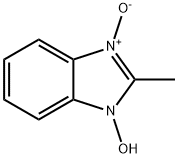 1H-Benzimidazole,1-hydroxy-2-methyl-,3-oxide(9CI) Struktur