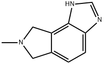 Pyrrolo[3,4-e]benzimidazole, 1,6,7,8-tetrahydro-7-methyl- (9CI) Struktur